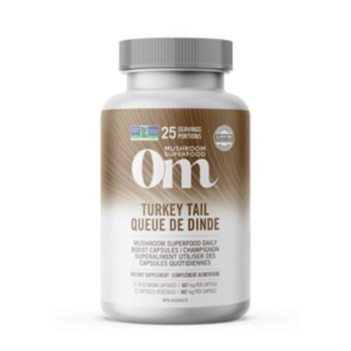 OM Mushroom Turkey Tail Mushroom 667mg, 75 Capsules