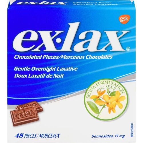 Ex-Lax Chocolated Pieces, 48 Count
