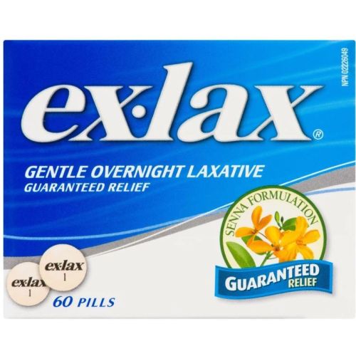 Ex-lax Gentle Overnight Laxative, 60 Count