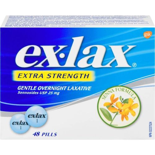 Ex-Lax Extra Strength Pills, 48 Count