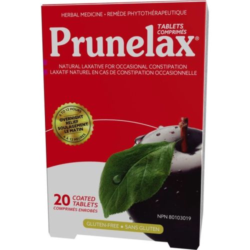 Prunelax Natural Laxative Regular Tablets, 20 Count