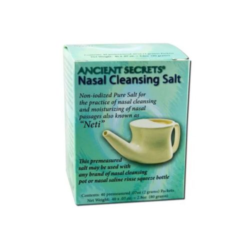 Ancient Secret Nasal Cleansing Salt, Premeasured Packs (box), 80g