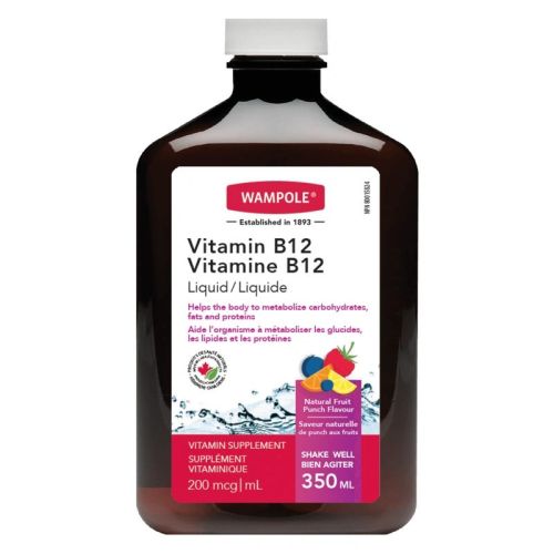 Wampole Vitamin B12 200 mcg, 350 Liquid