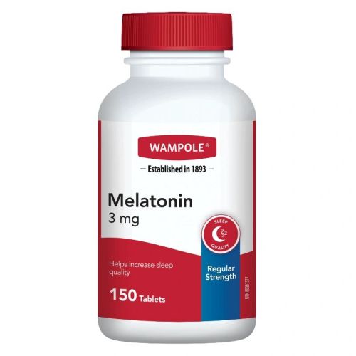 Wampole Melatonin 3mg, 150 Tablets