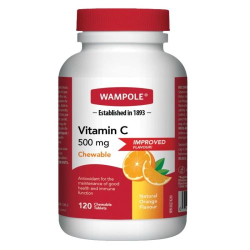 Wampole Vitamin C 500mg - Orange