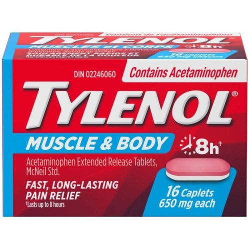 Tylenol Muscle Aches & Body Pain Relief, 16 Caplets