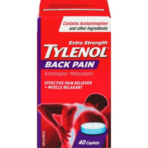 Tylenol  Extra Strength Back Pain Relief & Muscle Relaxant, 40 Caplets