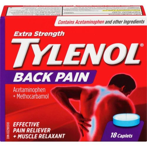 Tylenol Extra Strength Back Pain Relief & Muscle Relaxant, 18 Caplets