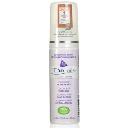 Dr. Mist Deodorant Spray, Natural, Lavender, 75ml