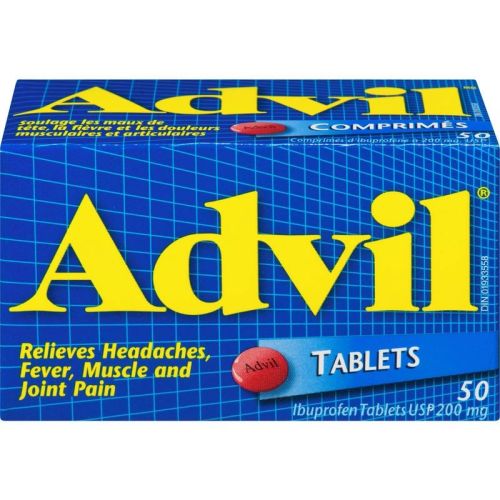 Advil Regular Strength Ibuprofen 200 mg, 50 Tablets