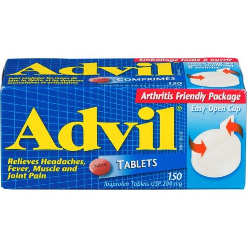 Advil Regular Strength Ibuprofen 200 mg, 150 Tablets