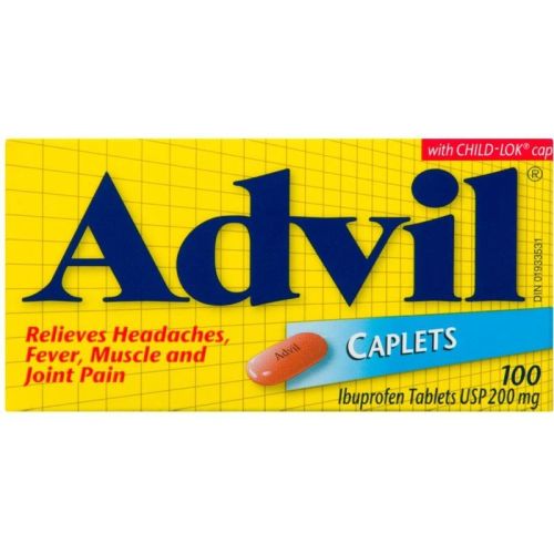 Advil Regular Strength Ibuprofen 200 mg, 100 Caplets