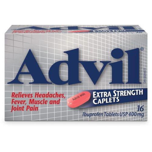 Advil Extra Strength Caplets 400 mg Ibuprofen, 16 Caplets