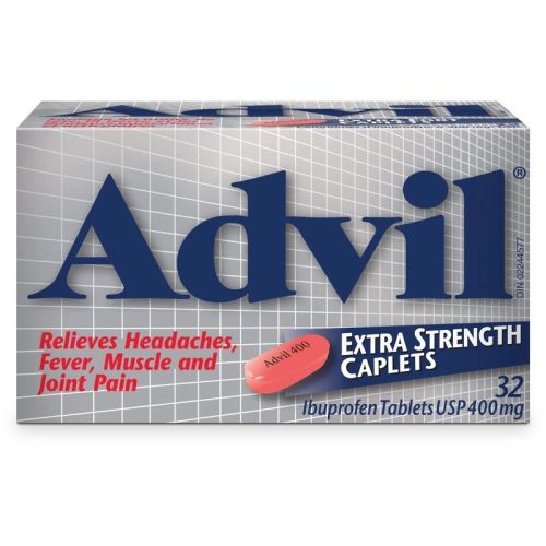 Advil Extra Strength 400 mg Ibuprofen, 32 Caplets