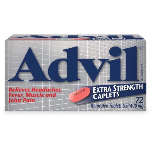Advil Extra Strength 400 mg Ibuprofen, 72 Caplets