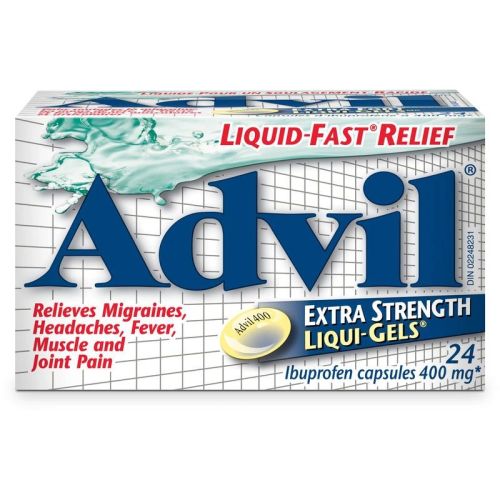 Advil Extra Strength Liqui-Gels 400 mg Ibuprofen, 24 Capsules