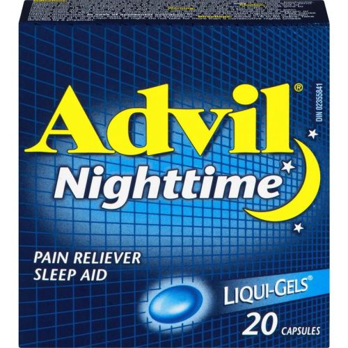 Advil Nighttime Liqui-Gels, 20 Liqui-gels