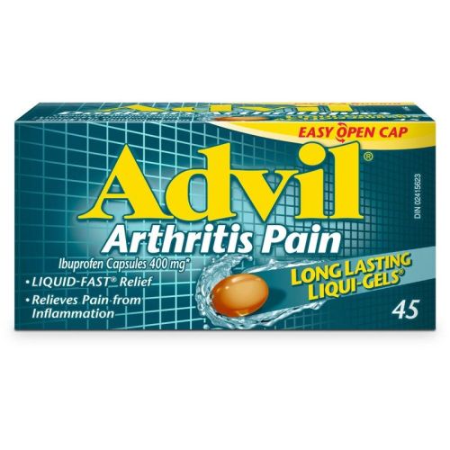 Advil Arthritis Pain Ibuprofen Capsules 400 mg, 45 Capsules
