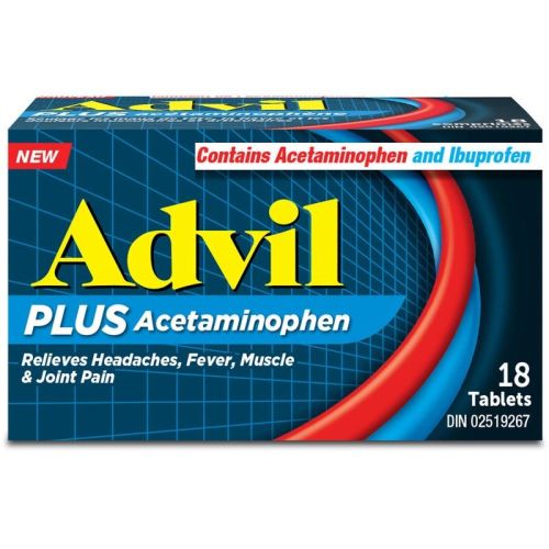 Advil Plus Acetaminophen, 18 Tablets