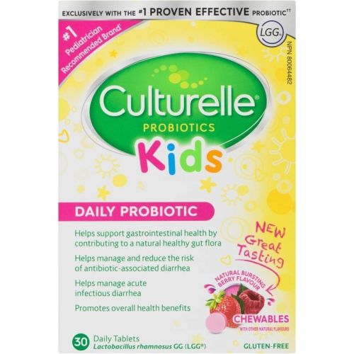 Culturelle Kids Daily Probiotic, 30 Chewables