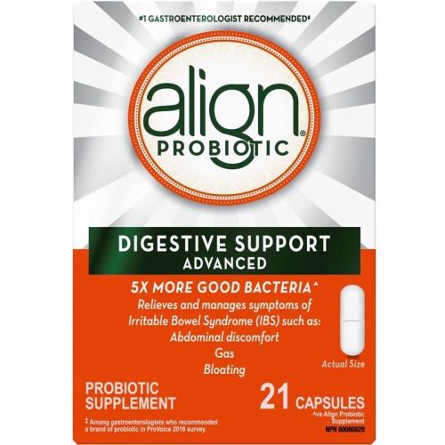 Align Advanced Probiotic Daily probiotic supplement for Digestive care, 21 Capsules