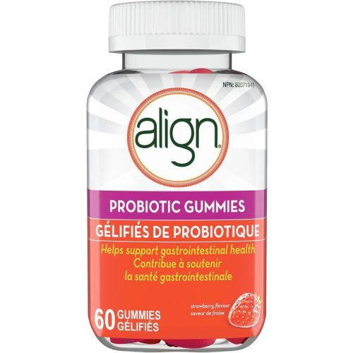 Align Probiotic Strawberry Flavour, 60 Gummies