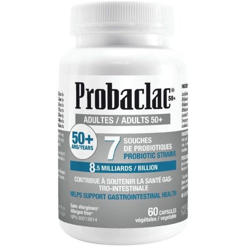 Probaclac Probiotic for Adults 50+, 60 Capsules