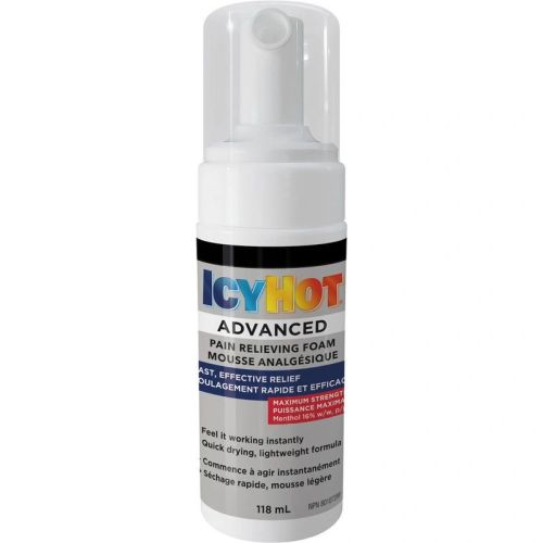 Icy Hot Advanced Pain Relieving Foam, 118 mL