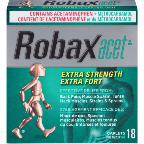 Robax Robaxacet Extra Strength, 18 Caplets