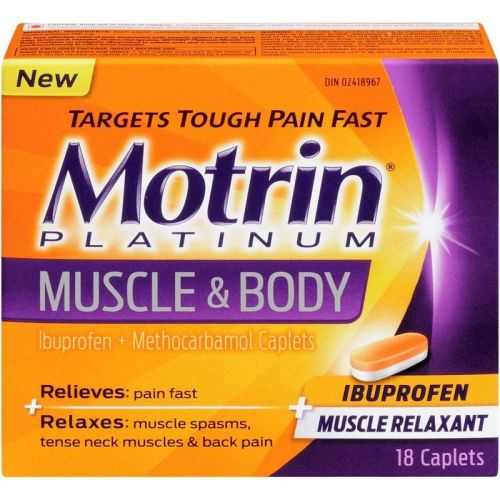 Motrin Platinum Muscle & Body Pain Relief, 18 Caplets