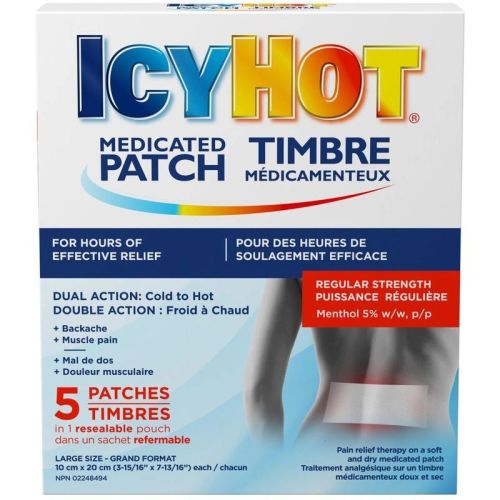 Icy Hot Medicated Patch, 5 Patches