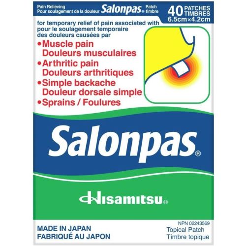Salonpas Pain Relieving Patch, 40 Patch