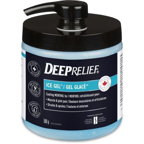 Deep Relief  Regular Strength Ice Cold Pain Relief Gel, 500 g