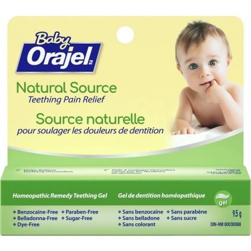 Orajel Natural Source Teething Pain Relief Gel, 9.5 g