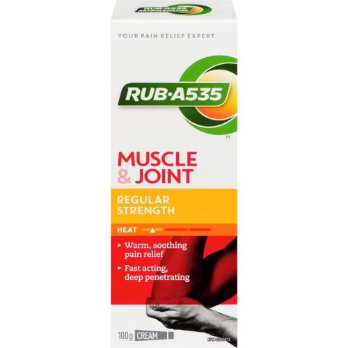 Rub A535 Muscle & Joint Pain Relief Heat Cream, 100 g