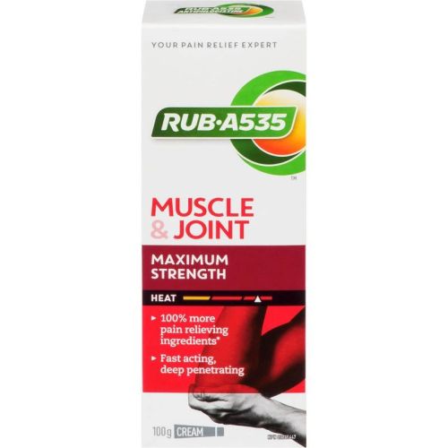 Rub A535 Muscle & Joint Pain Relief Heat Cream, 100 g
