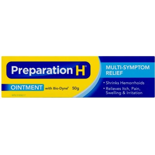 Preparation H® Multi-Symptom Hemorrhoid Treatment Ointment with Bio-Dyne, 25g Tube