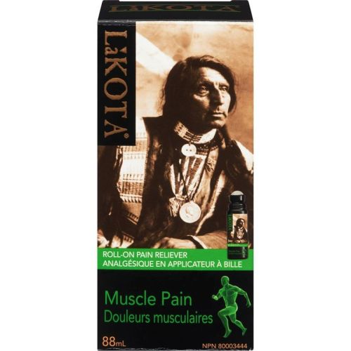 Lakota Muscle Pain Roll On Pain Reliever, 88 mL