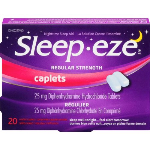 Sleep-eze Regular Strength Caplets, 20 Caplets