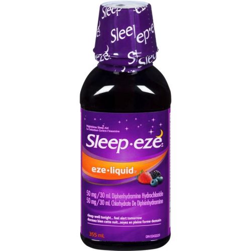 Sleep-eze Eze-Liquid Nighttime Sleep Aid, 355 mL