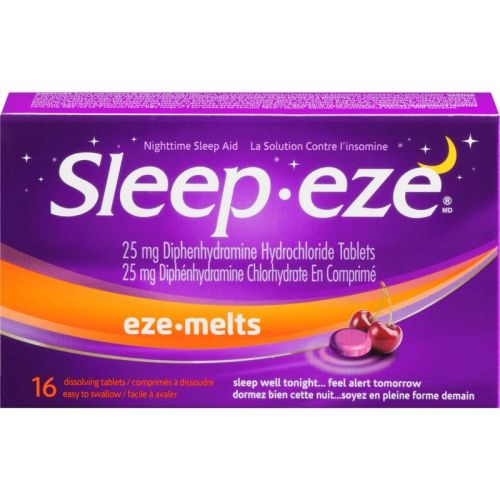 Sleep-eze Eze-Melts Dissolving Tablets, 16 Tablets