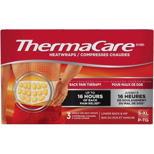 Thermacare Heatwrap Advanced Back Pain Therapy, 3 Heatwraps