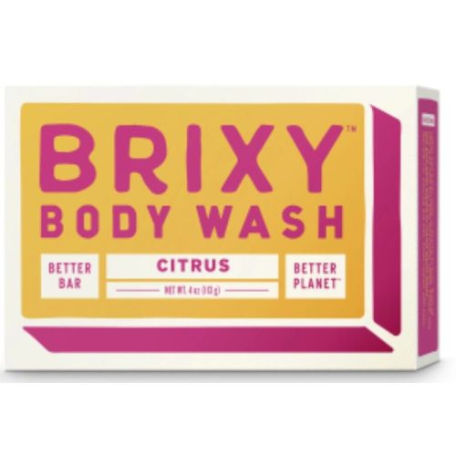 Brixy Body Wash Bar - Citrus, 113 g