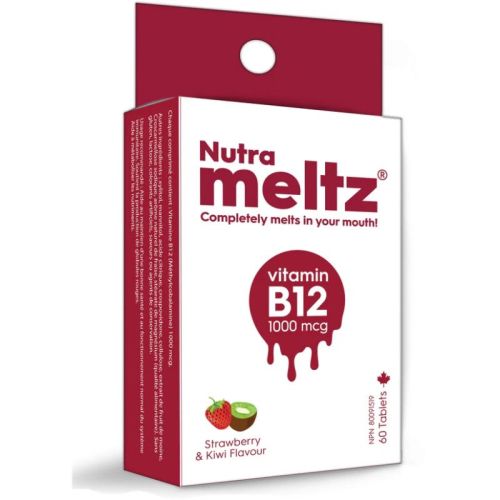 Nutrameltz Vitamin B12 1000mcg, 60 Tablets