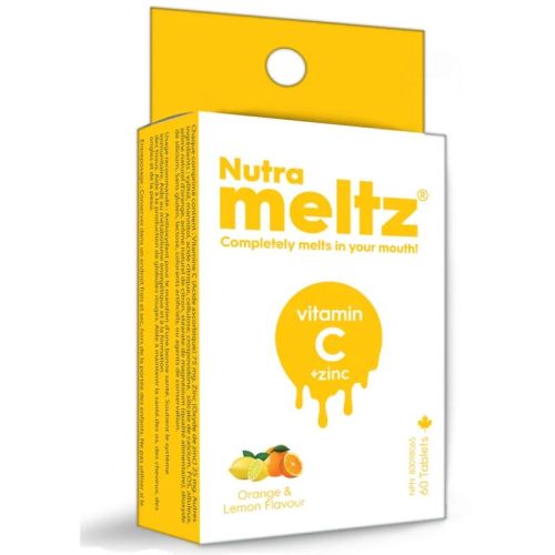 Nutrameltz Vitamin C + Zinc, 60 Tablets