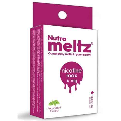 Nutrameltz Nicotine Max 4mg, 60 Tablets