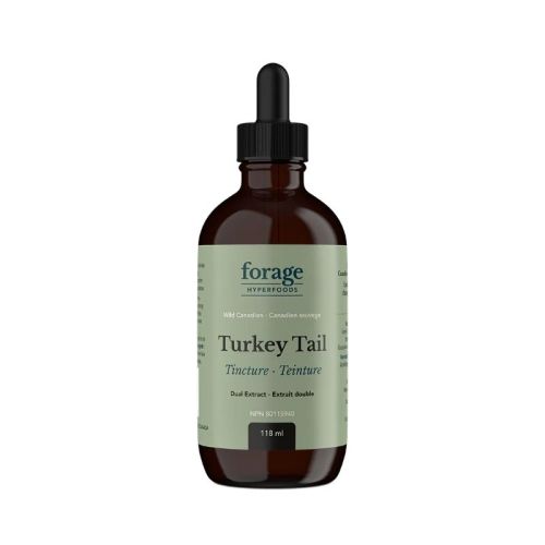 Forage Hyperfoods Turkey Tail Tincture - Original, 118 mL