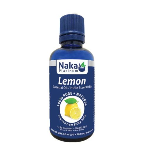 Naka Platinum Essential Oil - Lemon,  50ml