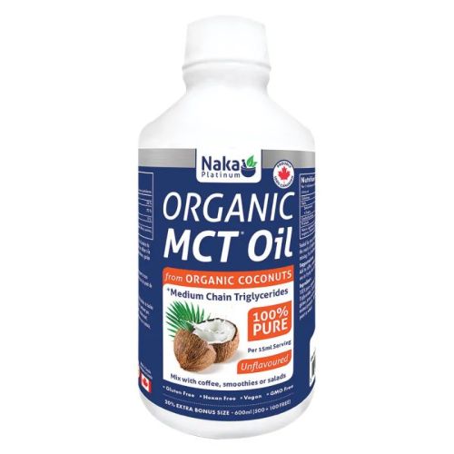 Naka Platinum Organic MCT Oil, 600ml