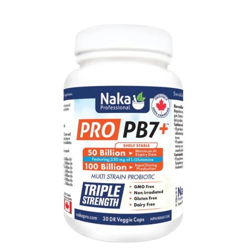 Naka Pro PB7+ Triple Strength, 30 DR caps